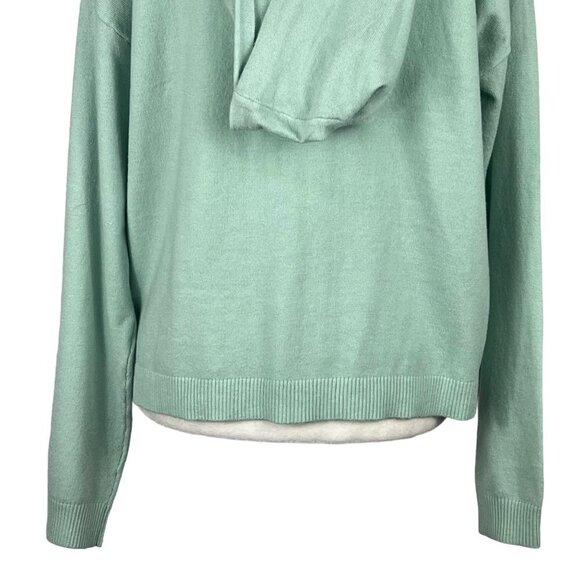 Magaschoni WOMEN'S SEA BREEZE HOODIE SWEATER NEW WITH TAG GREEN‎ SIZE SMALL - Picture 8 of 15